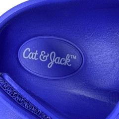 Cat & Jack Toddler Ade Blown EVA Sandals Size 7 Blue Unisex Hook & Loop Open Toe