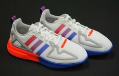 [FW1919] NEW KID’S ADIDAS ORIGINALS ZX 2K FLUX J BLACK GREY SHOCK PINK AK178