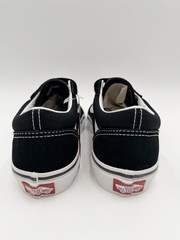 Vans Kid’s Old Skool V Hook Loop Size 2K Black White |VN000VHE6BT|