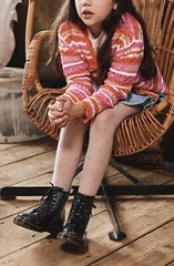 NIB Dr. Martens Youth/Junior 1460 Black Cosmic Glitter lace up boots $75