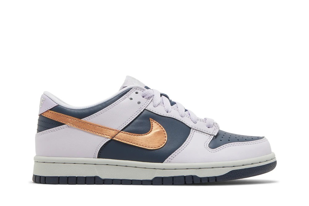 Nike Dunk Low SE Grade School Copper Swoosh DX1663-400 Available Now