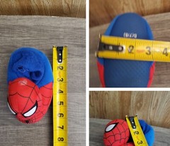 Marvel SpiderMan Slippers Size Small 7/8 Toddler Shoes