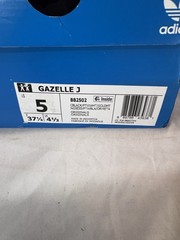 Adidas Gazelle J Black/White Size 5Y Sneakers Kids Brand New with Box And Tags