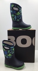 BOGS Unisex Kids Rainboots Dinosaur Navy Marine Size 11 – Waterproof