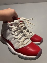 Nike Air Jordan Retro XI 11 “Cherry” GS 378038-116 Youth Size 5Y Womens Size 6.5