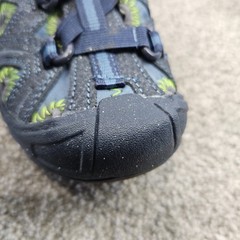 Merrell Hydro Hiker Sandal Kids Size 13M Navy Blue Lime Green Waterproof *Paint