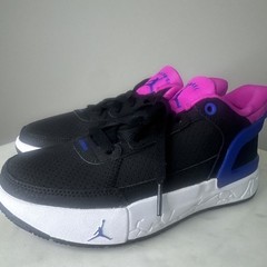 Jordan DAY1 EO Size 4.5Y / 6W Black White Pink Blue Easy Slip On Heel FQ1306 064