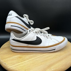 Nike Court Legacy GS White Black Orchard DA5380-102 Youth Kids Shoes Size 5Y