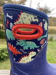 Lone Cone Dinosaur MudBoots Shoes Blue Colorful Size US 8 $69
