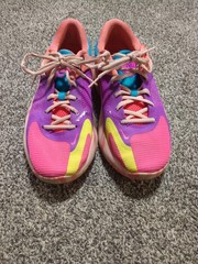 Nike Zoom Freak 4 Hyper Pink Blue Barrier Reef Bahamas GS Sz 7Y DQ0553-500