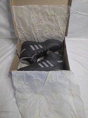 🔥adidas Drop Step J Black Gray High Top Sneaker Unisex Kids US 5.5😍 New