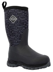 Muck Kid’s Rugged II Boot – Black/Mountain Terrain Print