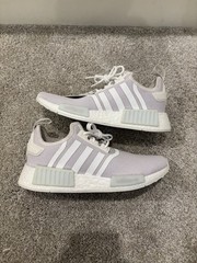 Adidas NMD R1 Refined J Primeblue Cloud White Grade School Size 7 *TRIED ON