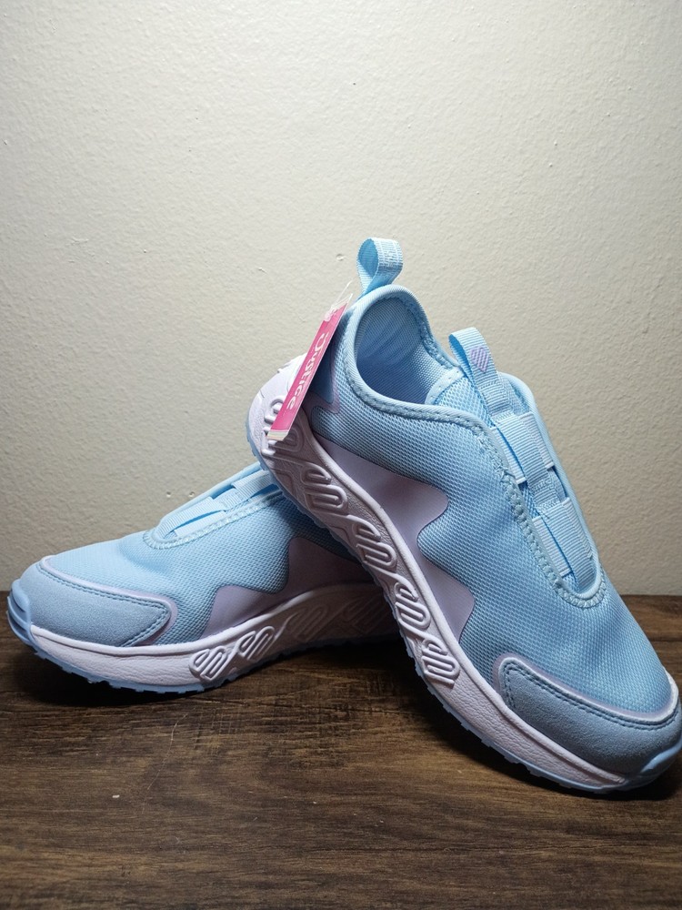Justice GMG JUS Slip-On Sneaker Mesh Blue/White Unisex Kids US 3