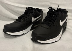 Nike Air Max 90 GS Black White Youth 5.5 Y/ Women 7 Sneakers HF6358-002