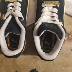 PUMA SUEDE CLASSICS – YOUTH SIZE 10C – B-BOY HIP HOP STYLE – THROWBACKS – BLACK