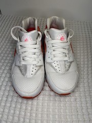 Nike Air Huarache Run White Racer Pink Running Shoes GS Youth Size 6,5Y