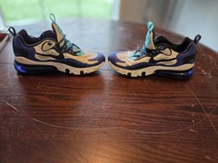 nike air7c react blue, teal black white. 6youth. dec 2019. #bq0103-105