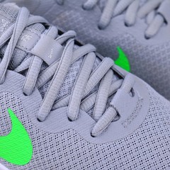 Nike Revolution 6 GS Mesh Running Low Shoes Gray Green DD1096-009 Youth Size 5Y