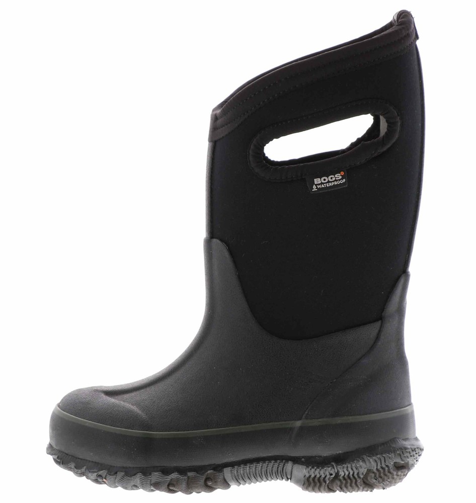 Bogs Classic High HA 52065-001 Youth Size 9 US / Black Waterproof Rain Boot