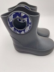 Okabashi Gray Shark Rain Boot Toddler Boy Size 6