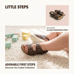Unisex Kids‘ Sandals Buckle Adjustable Strap Logo Cherry Rainbow Summer