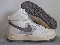 Nike Air Force 1 High Le (GS) Sail-Medium Grey-Light Bone Sz 6Y [DV2236-100]