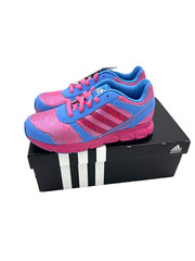 Adidas Performance Hyper Fast K Children Tennis Shoes Size 3 1/2 Pink & Blue