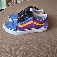 Vans Old Skool Mix Multicolor Sneakers 3.5boys -5gilrs with Black Laces