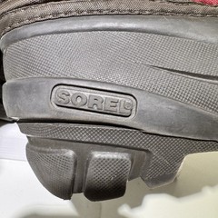 SOREL Cub Brown Maroon Insulated Waterproof Winter Snow Boots Toddler Size 7