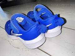 Toddler 10.5 Nike Downshifter Bright Blue Easy On Sneakers READ