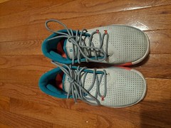 Under Armour SC (Stephen Curry) 3 Zero gray/green sneakers youth sz 6..Read Desc