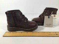 ZARA – Kids high top brown work boot style “NWT “ USA Size 5.5~