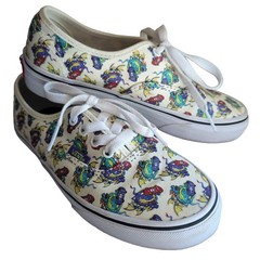 VANS OFF THE WALL Dragon on Pirate Skateboard Youth Sneakers Size 3