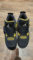 Air Jordan 4 Retro GS Thunder 408452-017 Size 4Y Women’s 5.5