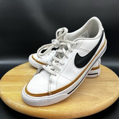 Nike Court Legacy GS White Black Orchard DA5380-102 Youth Kids Shoes Size 5Y