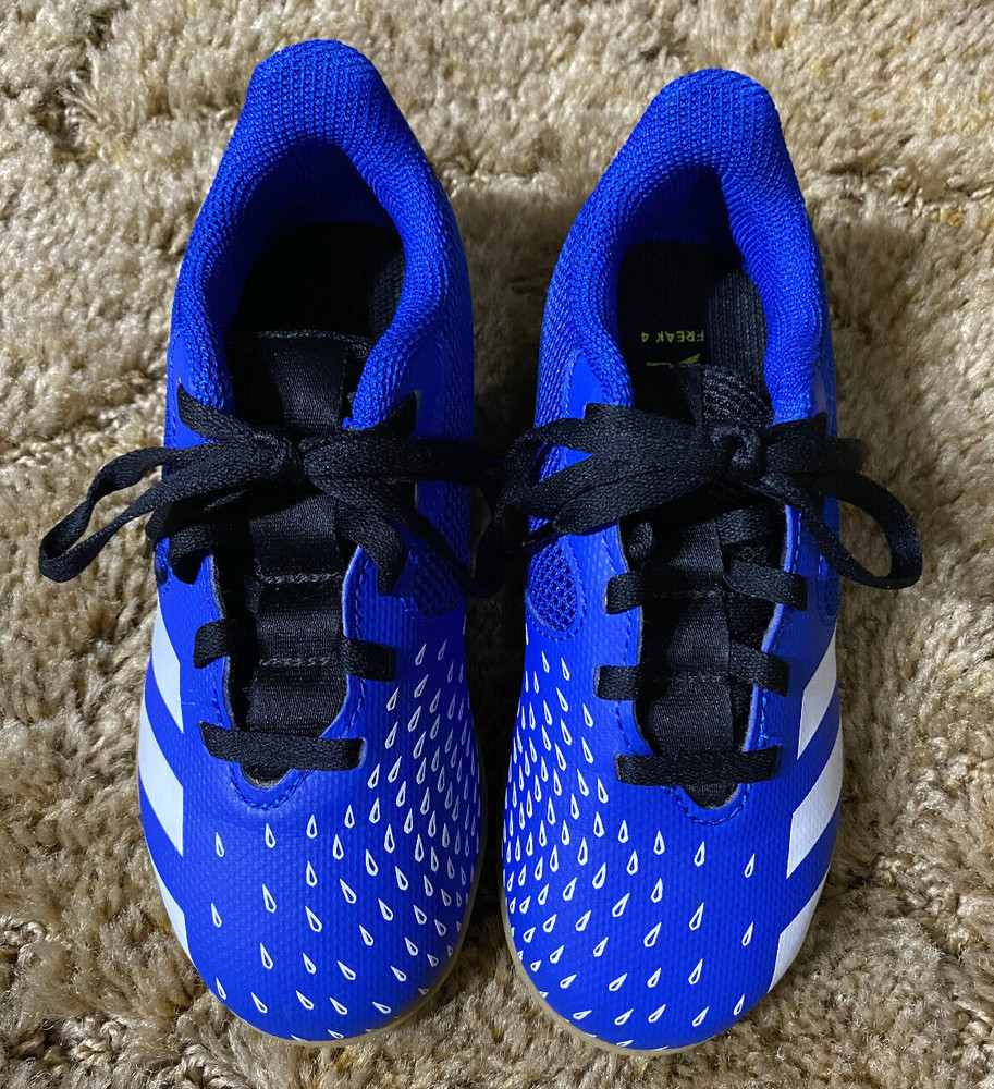ADIDAS PREDATOR UNISEX SNEAKERS BLUE & WHITE US KIDS SIZE 12K 698007 LACE UP