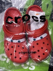 Crocs Lightning McQueen Toddler C13 Light Up Disney Pixar Crocs Cars W/ Tags