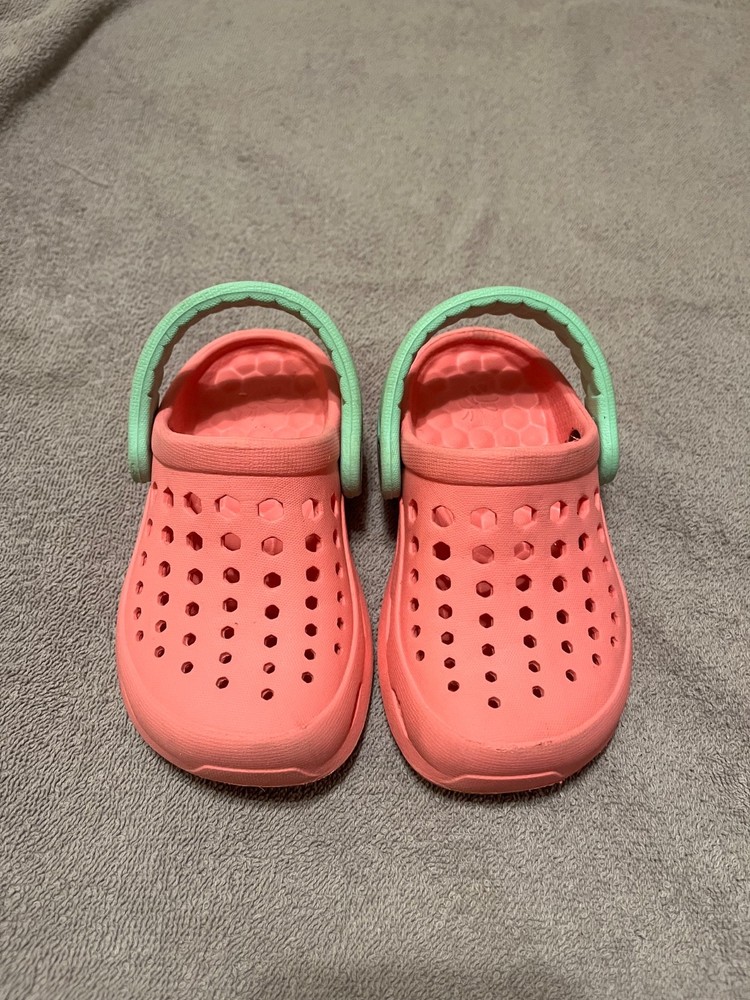 Joybees – Kid’s Active Clog – Charcoal / Sport Blue-Size 6/7 Croc Style