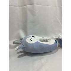 Squishmallows Blue Deer Kids Plush Slippers Silver Antlers Size 11/12 NWT