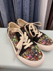 Nintendo Super Mario Bros. canvas sneakers ft vibrant character graphics, sz3