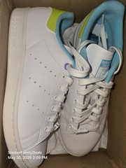 Adidas Stan Smith Monsters Inc Mike Sulley White Sneakers Youth Kid Shoes Sz 6.5