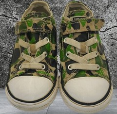 CONVERSE ALL STAR LOW TOP KIDS CAMOUFLAGE CHUCKS SNEAKERS TODDLER 9