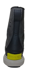 Sorel Explorer Lined Waterproof Suede Lace Up Snow Boots Sz 5 Black Gray