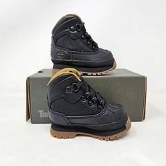 Timberland Euro Hiker Shell Toe Boot Toddler ‚Black Gum‘ / TB0A1NJ4 001 / TD 6