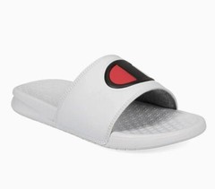 NEW Champion® Super Slide Solid Kids Unisex Slide Sandals SIZE 12, White