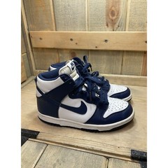 Nike Dunk High GS White/Navy DB2179-104 US4.5Y EU36.5Nike Dunk High GS Midnight