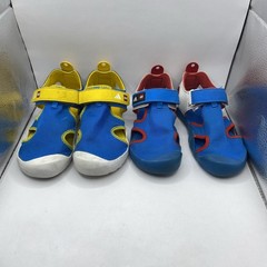 2 Adidas Terrex Captain Toey LEGO Sandal Shoe Unisex Kids Sz 1 & 2 READ !