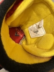 Disney Pixar Lightning McQueen Slipper Boots Red Black Yellow Kids Size 5/6
