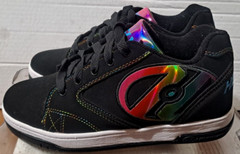 Heelys Size Youth Size 5 Black Wheeled Skate Sneakers Shoes Style# 770844
